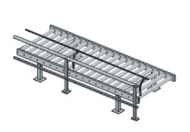 Drawing of the roller conveyor