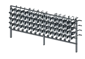Drawing of the process manifold